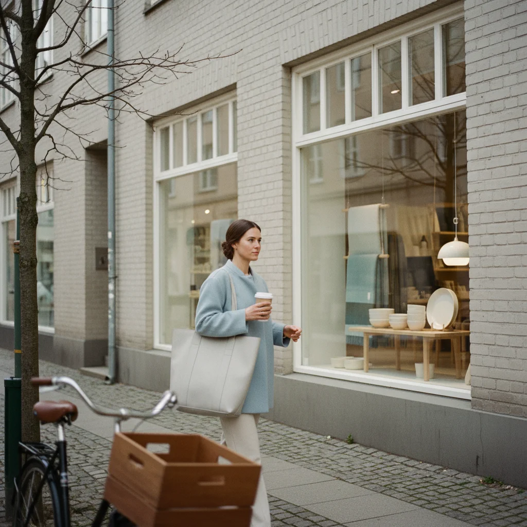 Skandinavisches Produktdesign: klare Linien und helle Farben
