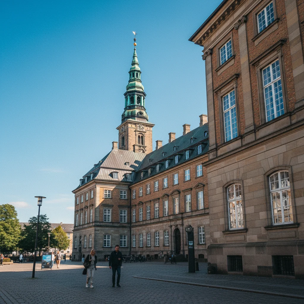 Christiansborg Palast in Kopenhagen, Drehort der Serie Borgen