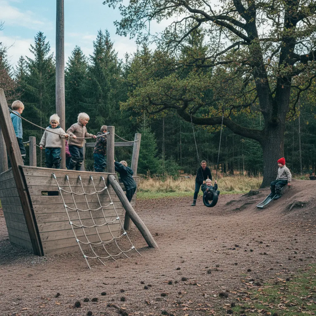 Naturspielplatz in Dänemark