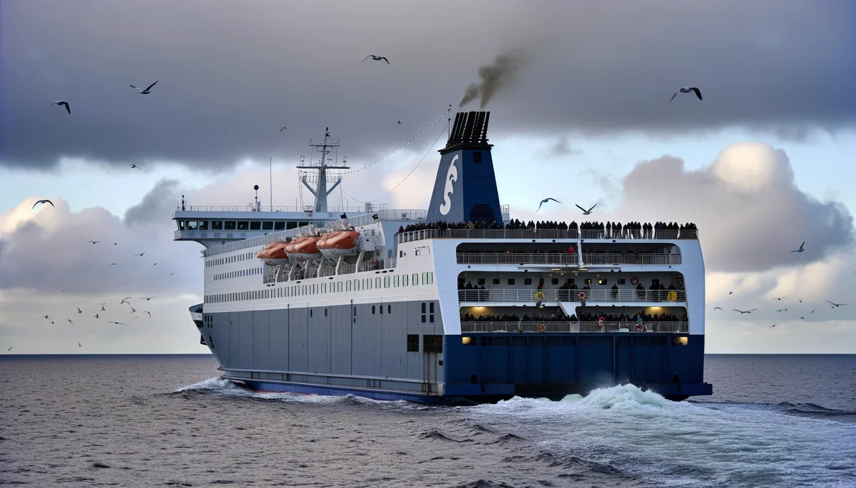 Fähre auf der Ostsee nach Schweden