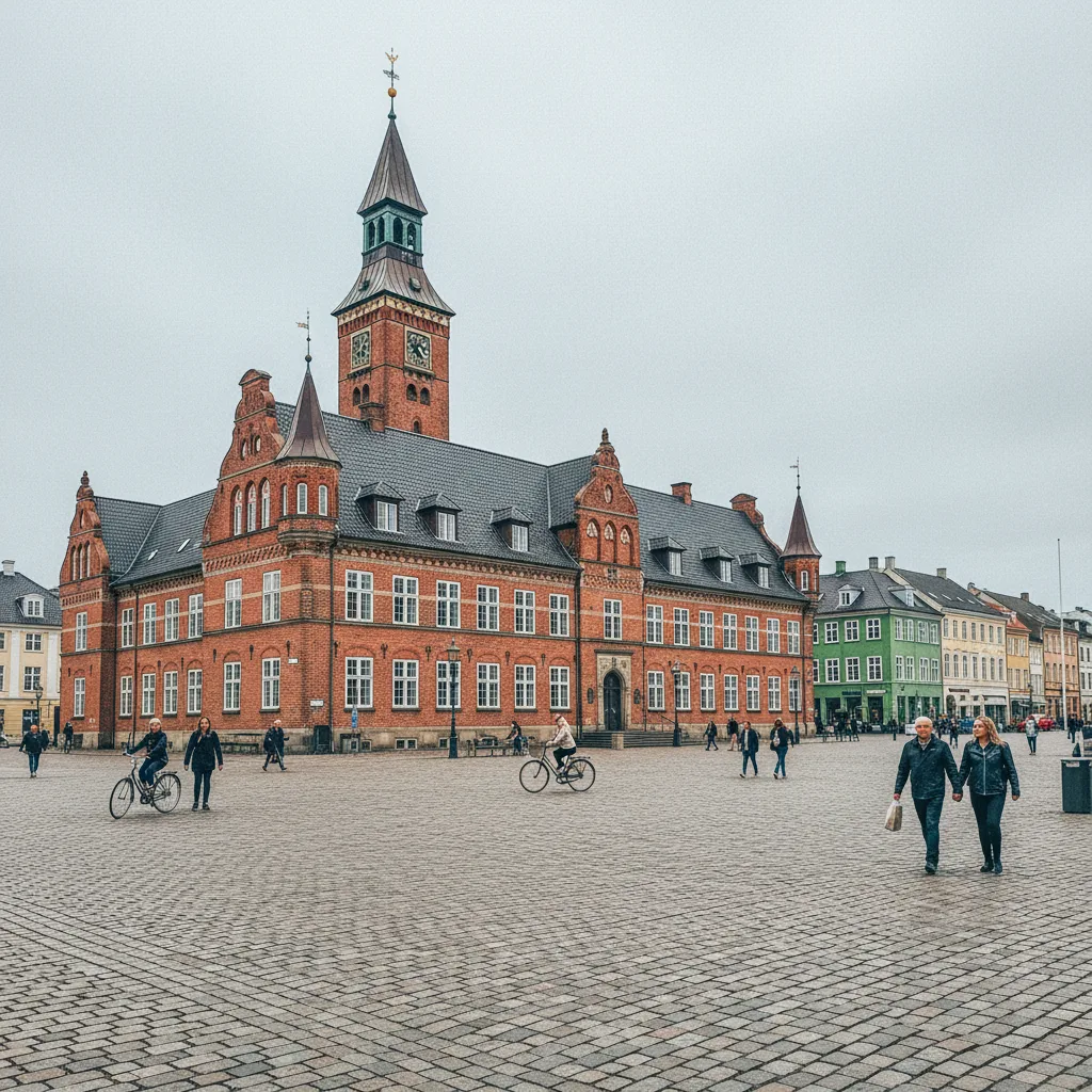 Rathaus einer dänischen Kommune