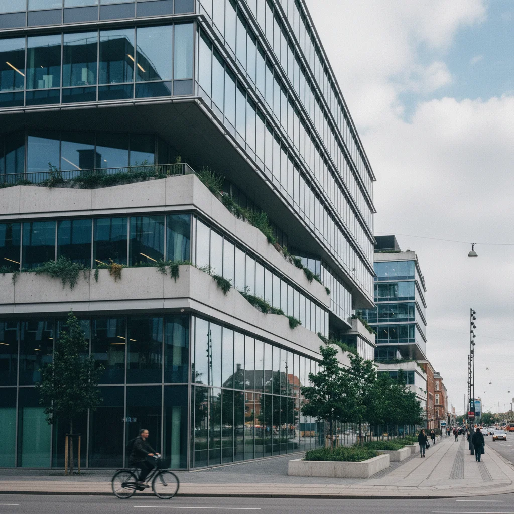Bürogebäude der dänischen Steuerbehörde SKAT in Kopenhagen