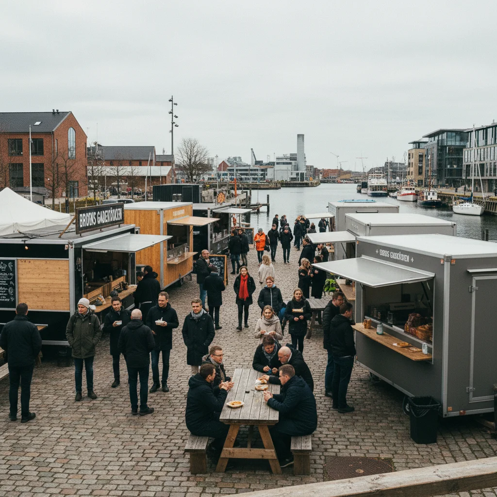 Broens Gadekøkken Street Food am Kopenhagener Hafen
