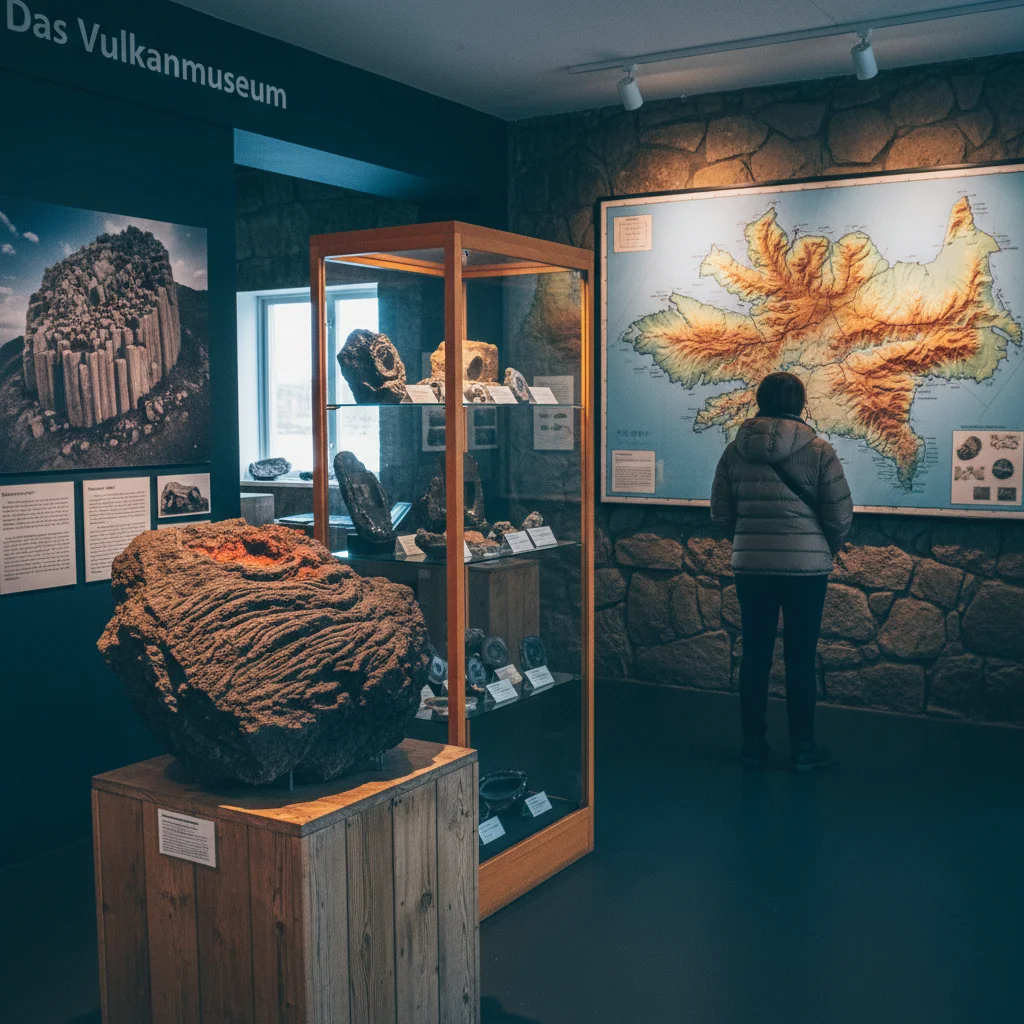 Das Vulkanmuseum in Stykkishólmur mit Exponaten zur Geologie der Snæfellsnes-Halbinsel