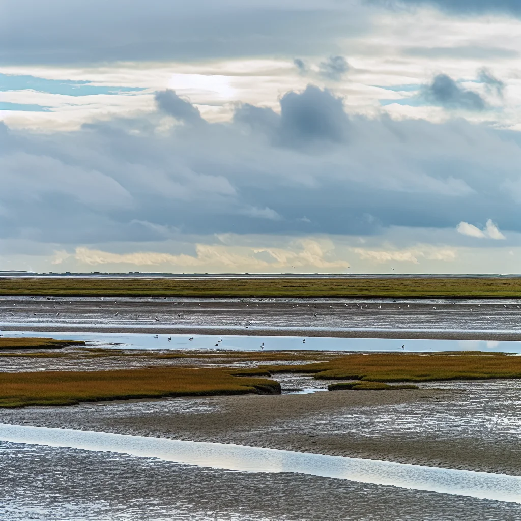 Wattenmeer an der südjütländischen Westküste