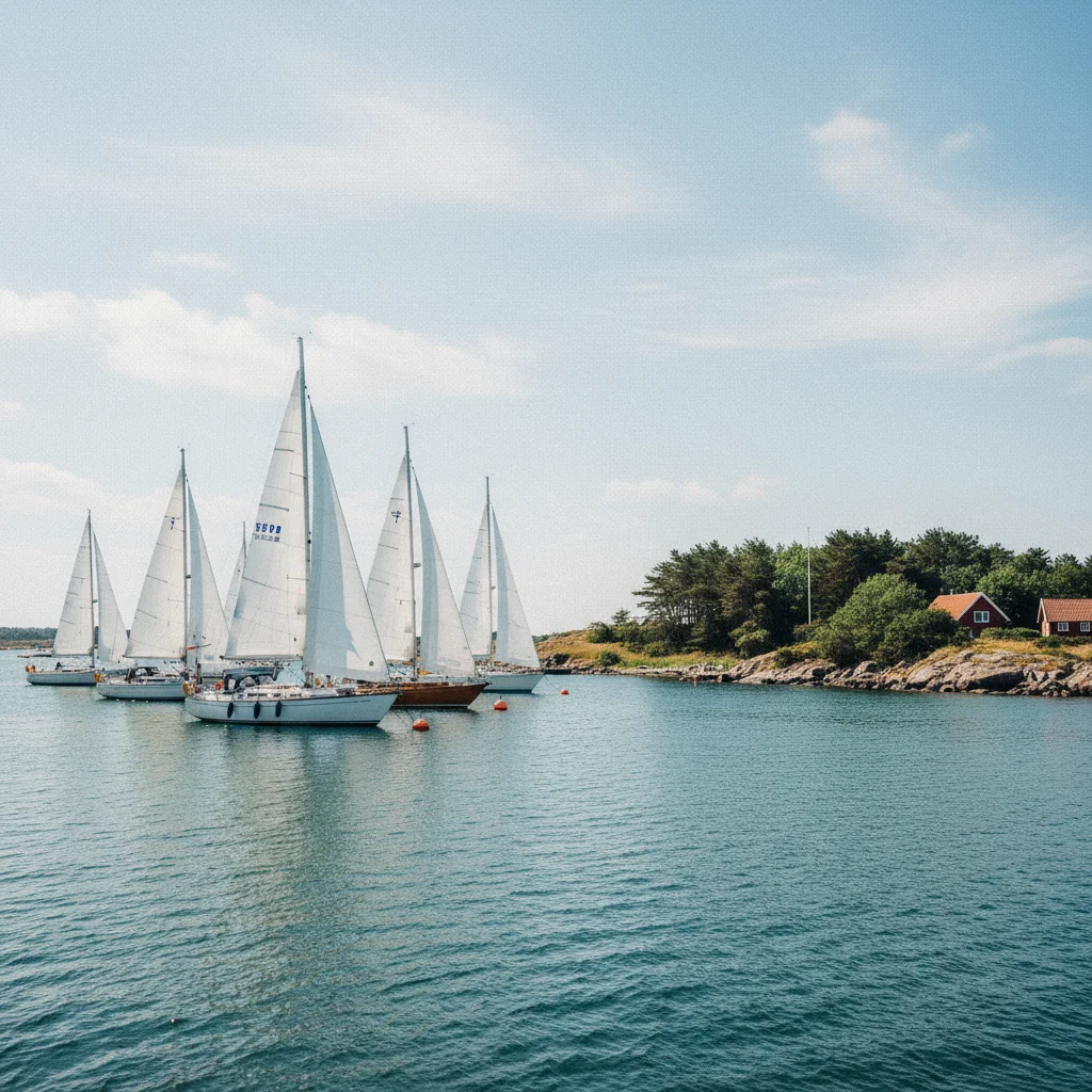 Segelboote in der Dänischen Südsee