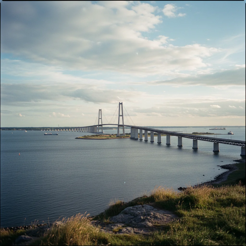 Die Öresundbrücke verbindet Malmö und Kopenhagen über den Öresund