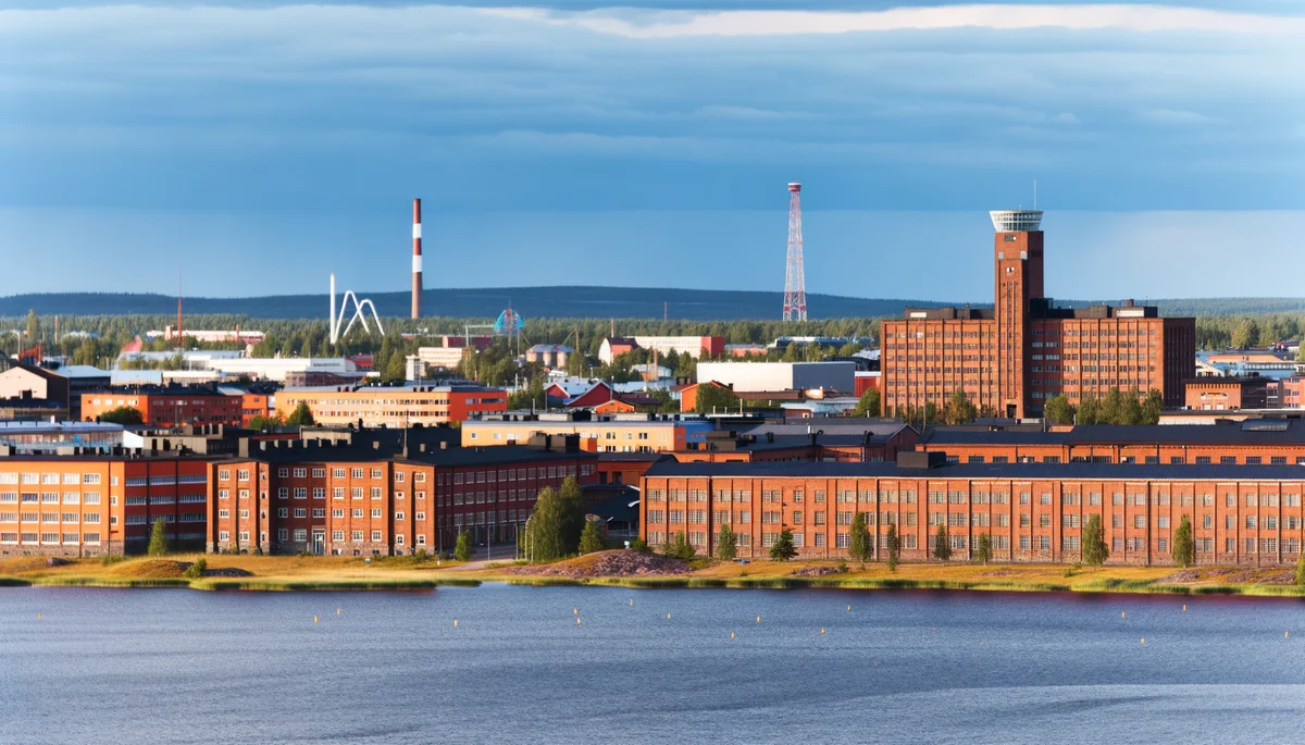 Tampere zwischen zwei Seen