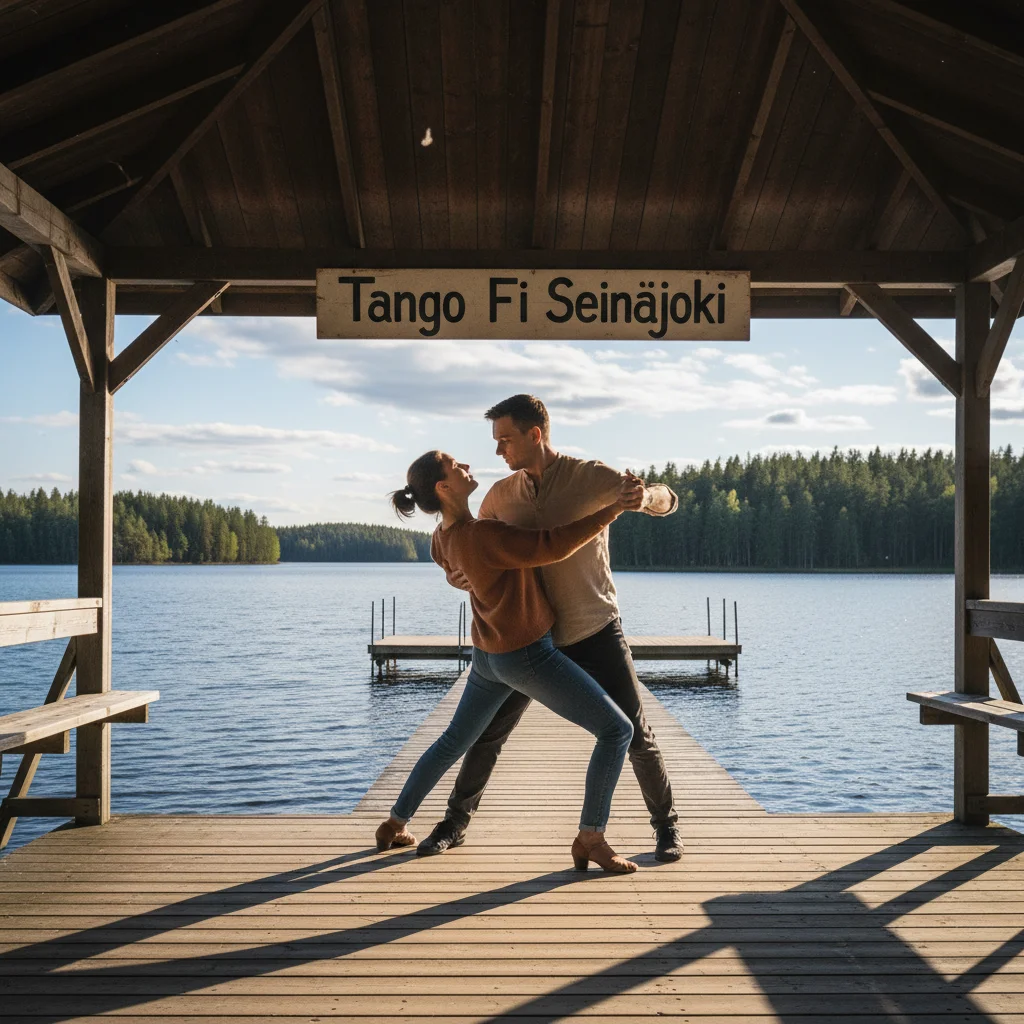 Das Tangomarkkinat Festival in Seinäjoki mit Tänzern und Publikum