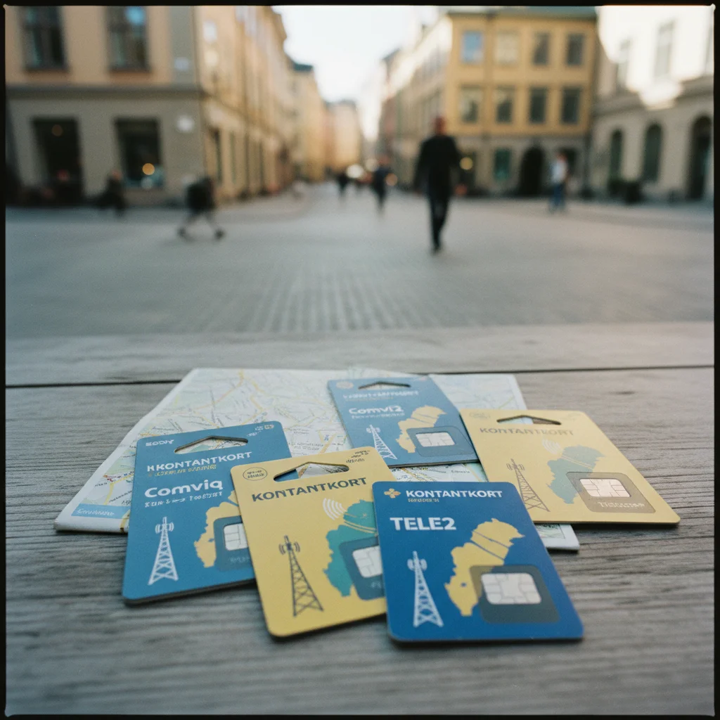 Schwedische Prepaid-SIM-Karten verschiedener Anbieter