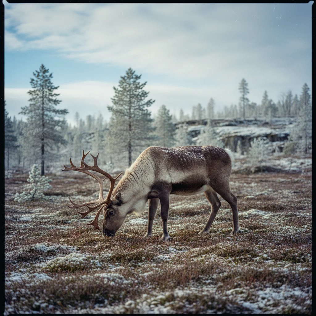 Wilde Rentiere auf der Hardangervidda