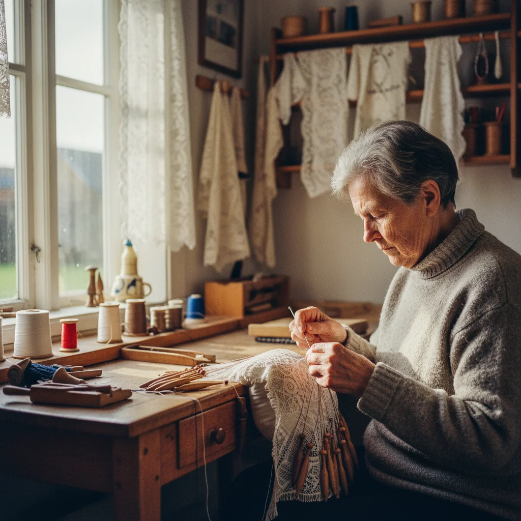 Tønderner Klöppelspitze als traditionelles Handwerk der Region