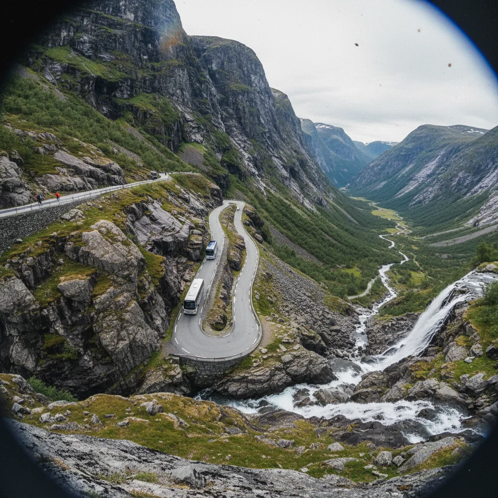 Trollstigen, die berühmte Serpentinenstraße in Norwegen