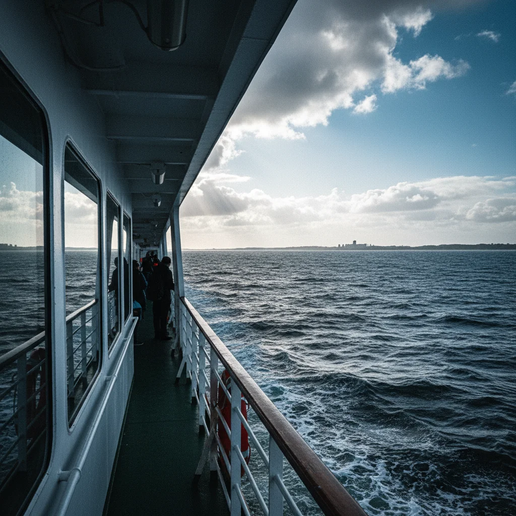 TT-Line Fähre auf der Ostsee zwischen Travemünde und Trelleborg