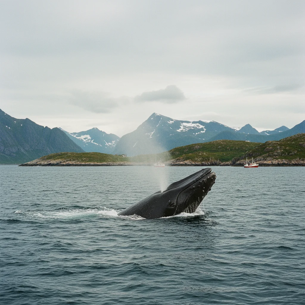 Pottwal vor der Küste von Andenes in den Vesterålen