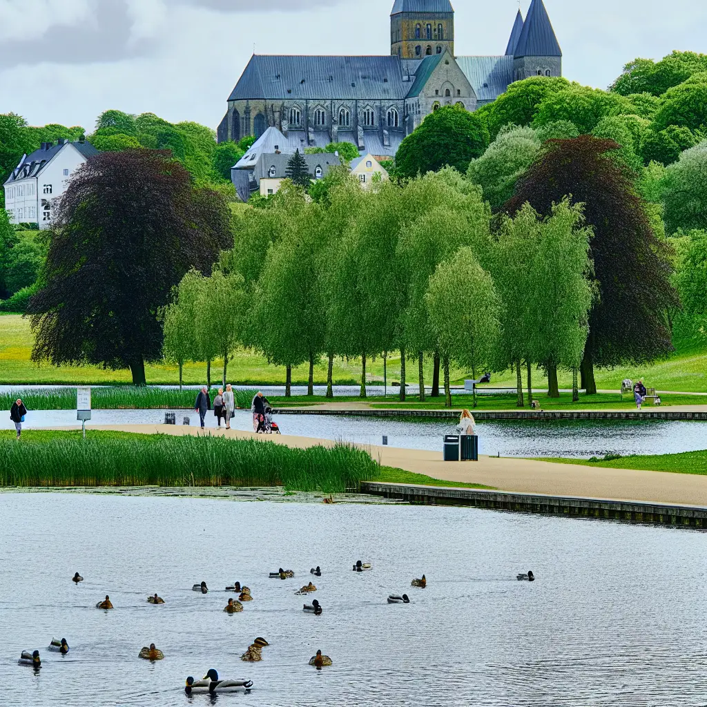 Panoramablick auf den Søndersø in Viborg