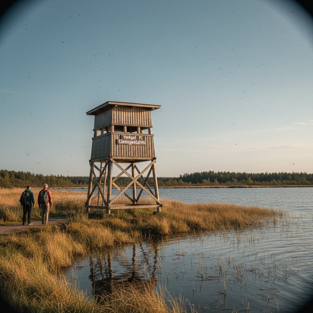 Vogelreiche Bucht von Liminganlahti in Nordfinnland