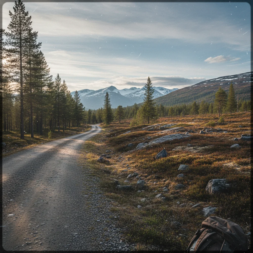 Arktische Vogellandschaft an der Varangerküste in der Finnmark