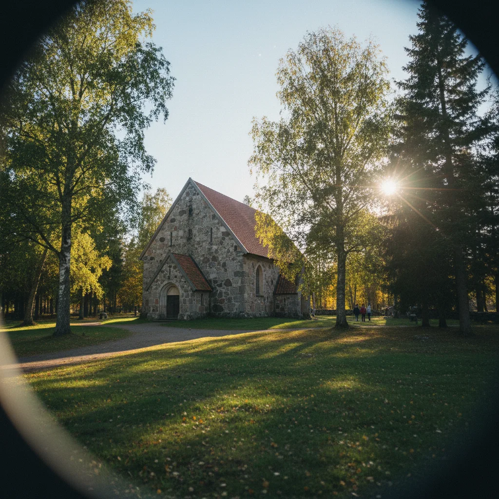 Die mittelalterliche Vangskyrkja Steinkirche in Voss