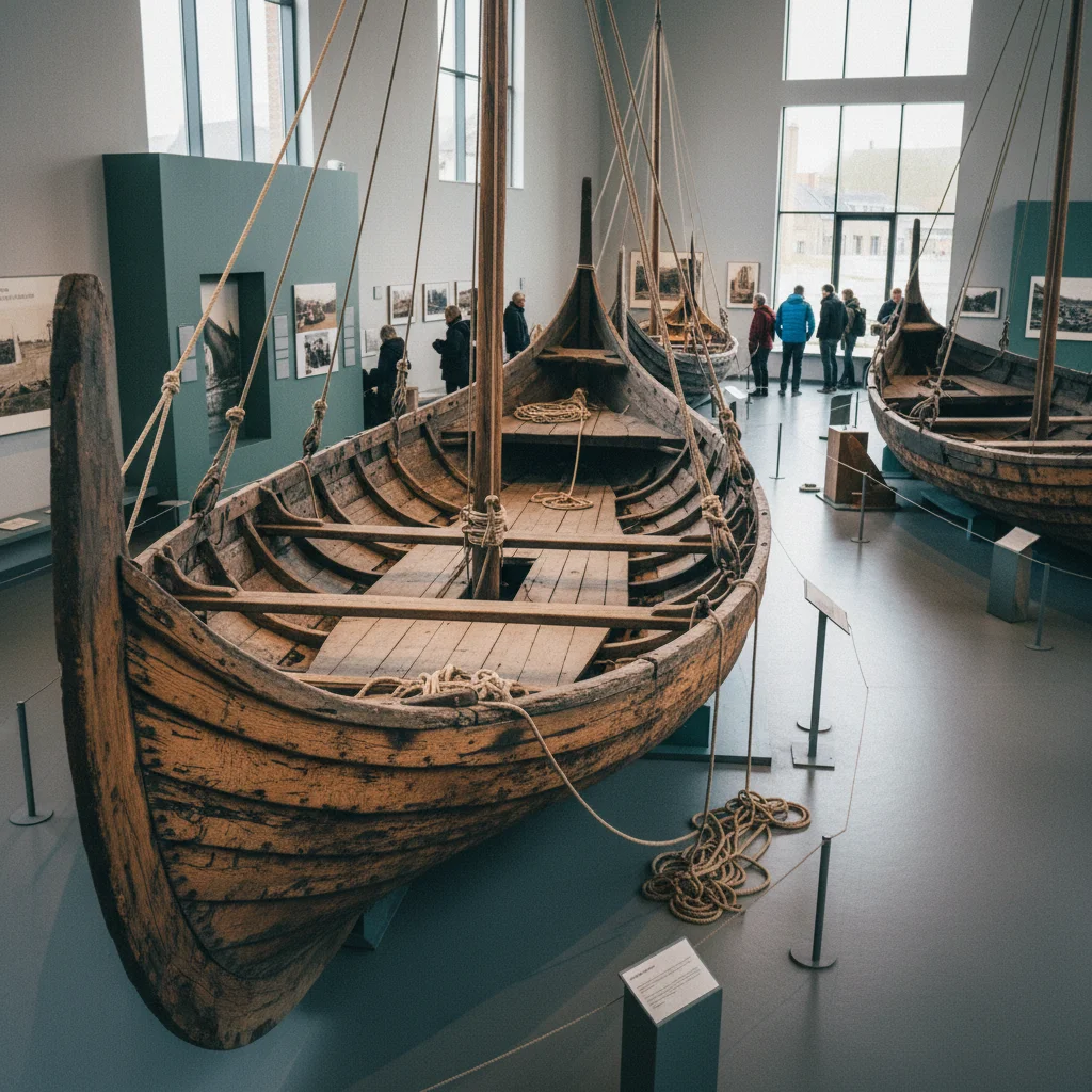 Wikingerschiffe im Museum in Roskilde