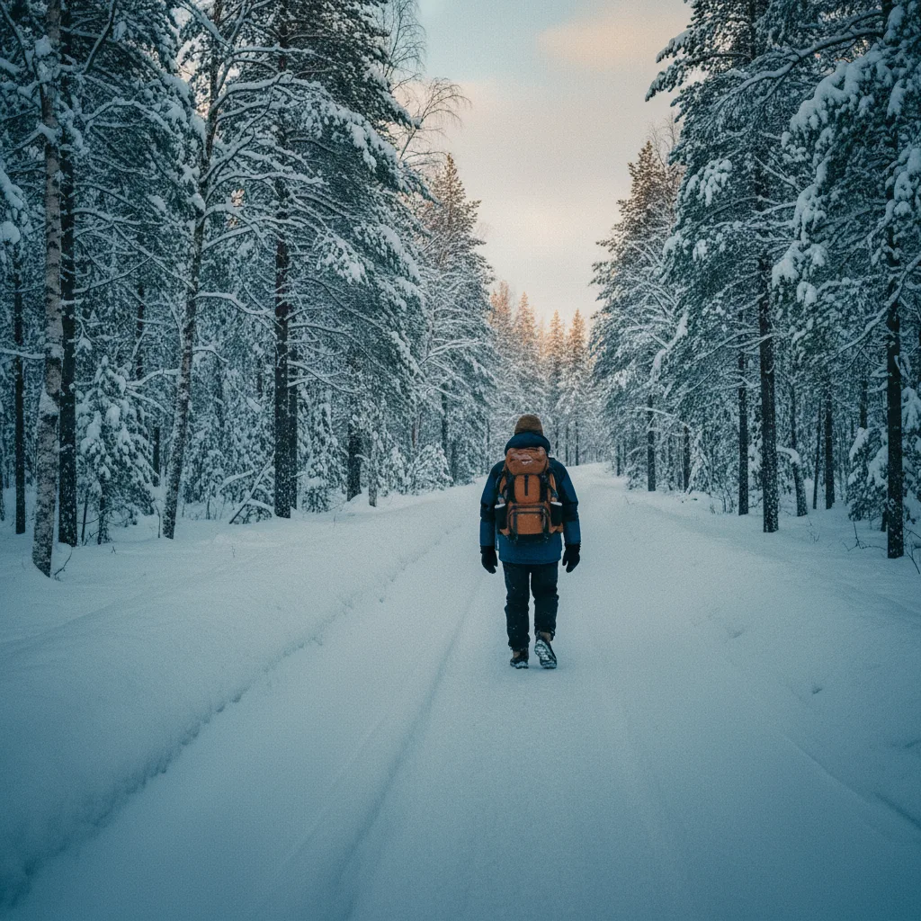 Richtige Winterkleidung für Lappland mit Schichten
