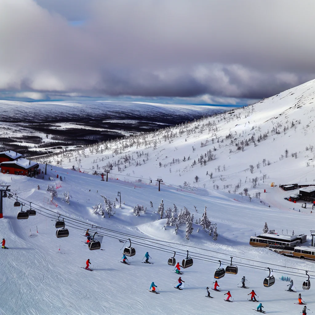 Skifahren im schwedischen Skigebiet Åre