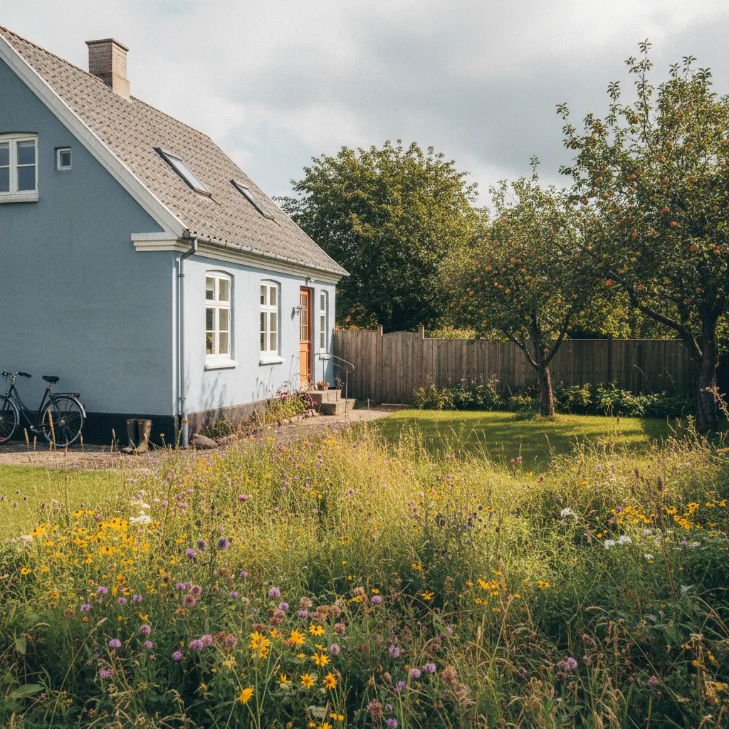 Dänisches Einfamilienhaus mit Garten