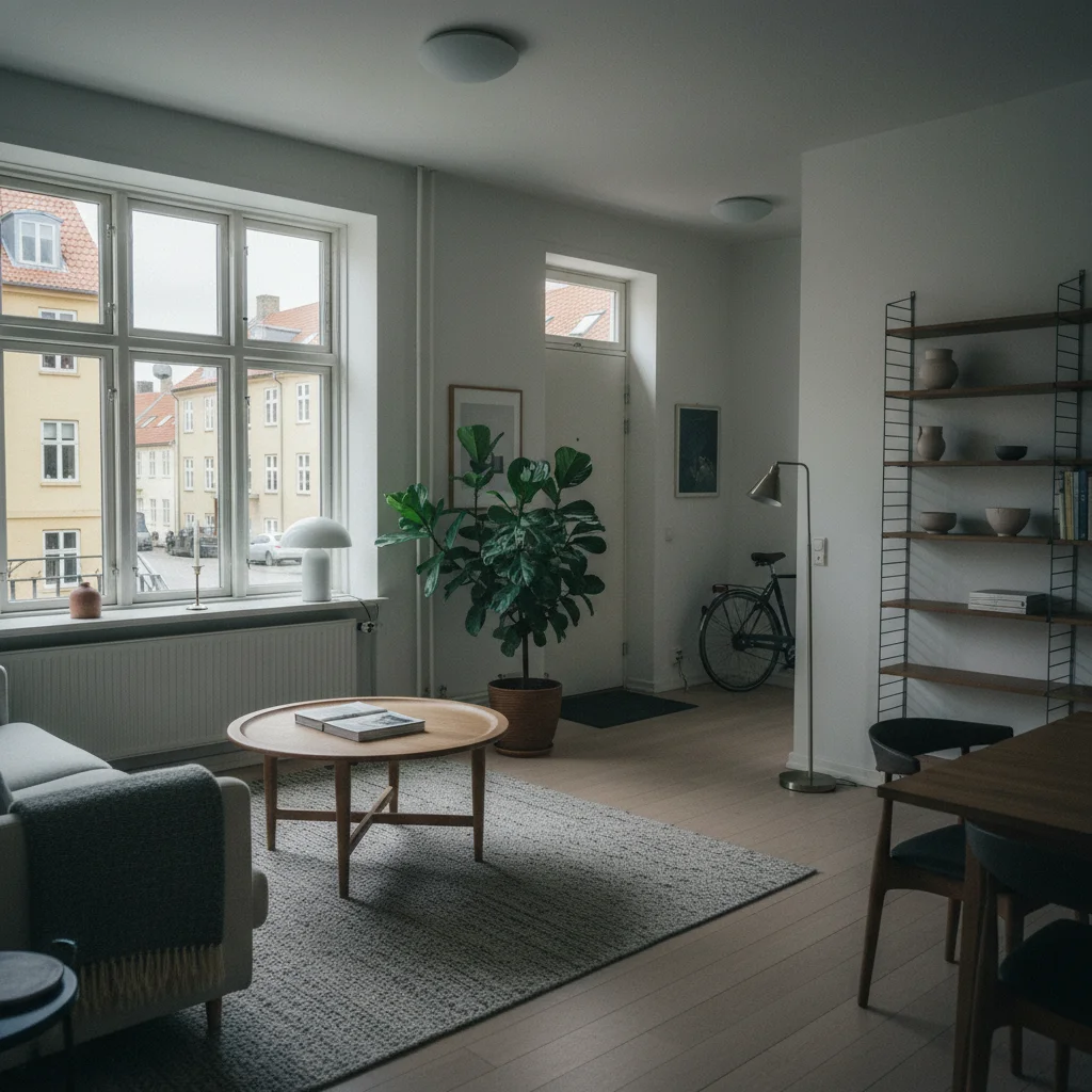 Moderne Mietwohnung in einer dänischen Stadt