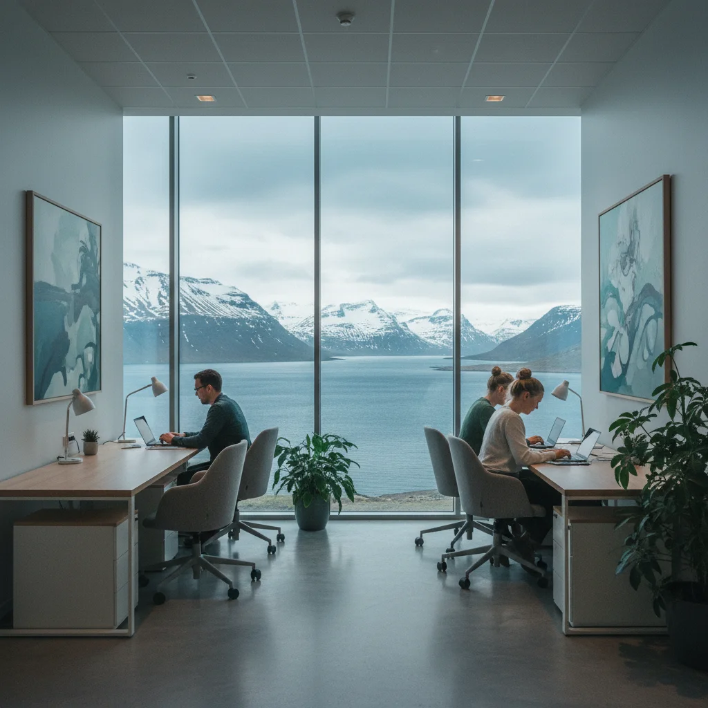 Arbeiten auf Island