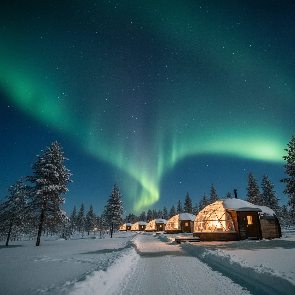 Aurora Cabins in Finnland