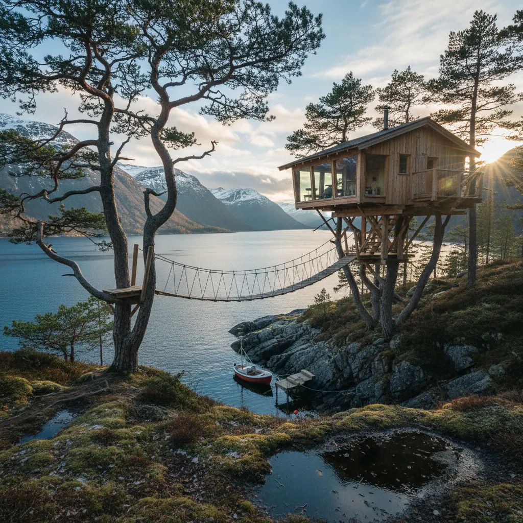 Baumhaus-Hotels Norwegen