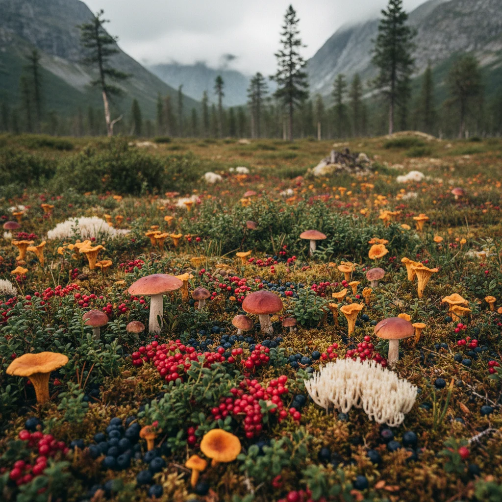 Beeren und Pilze sammeln in Norwegen