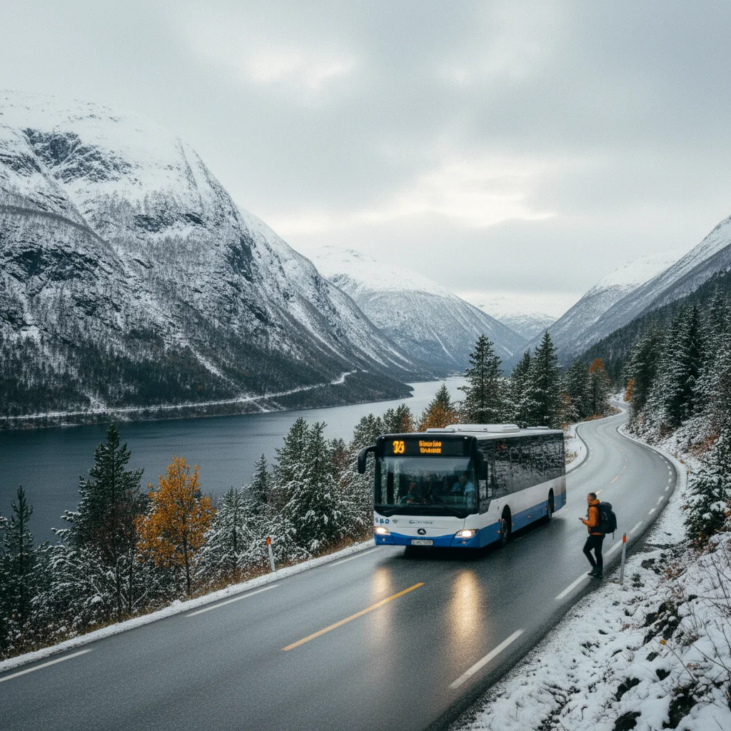 Busfahren in Norwegen