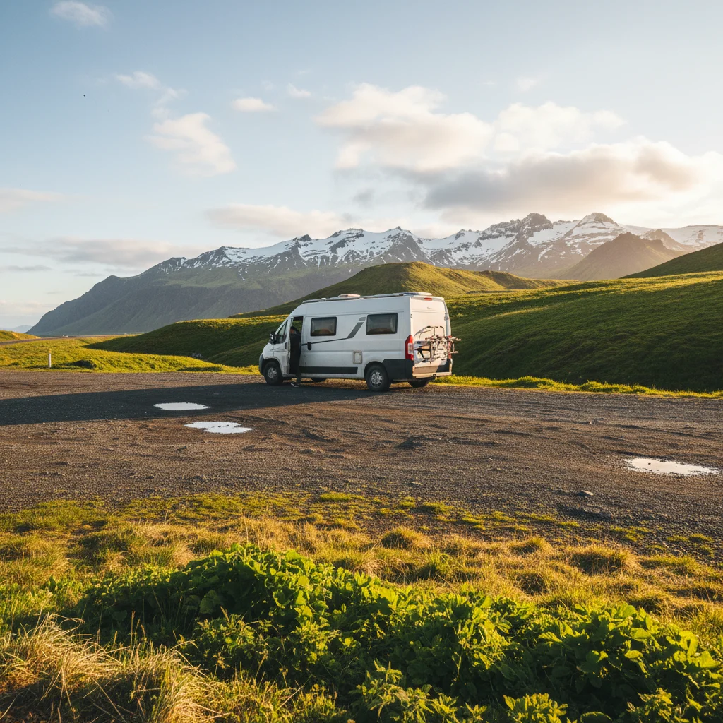 Campervan in Island
