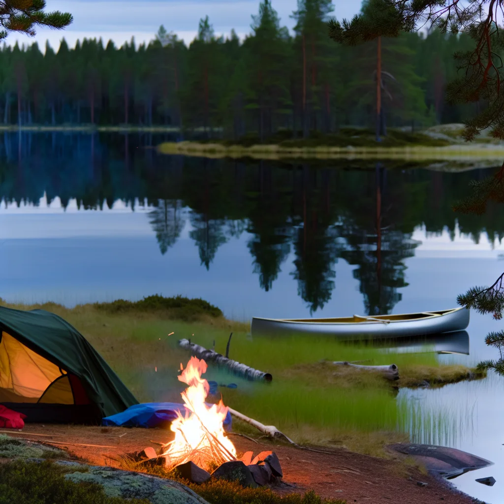 Camping in Schweden