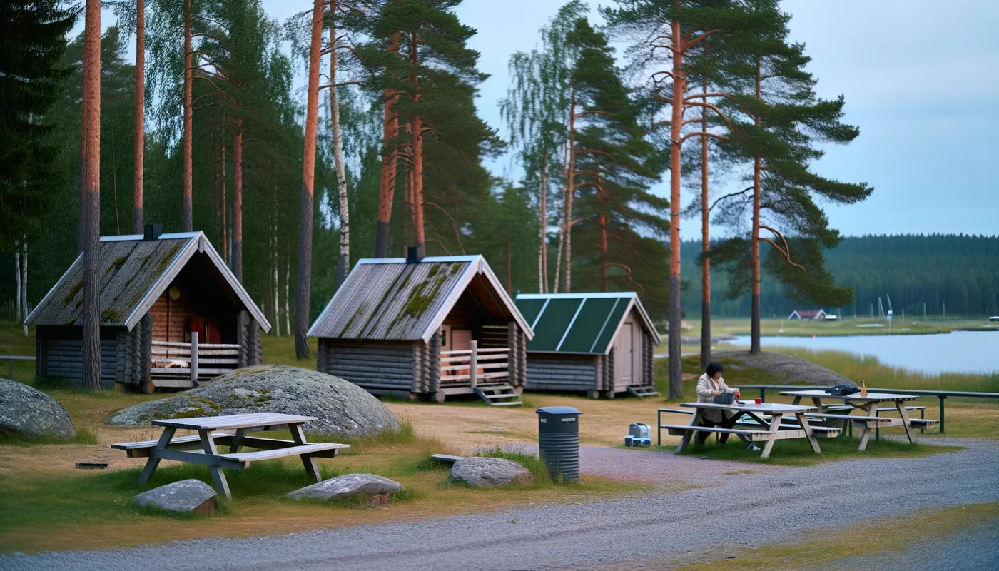 Campingplätze mit Hütten in Schweden
