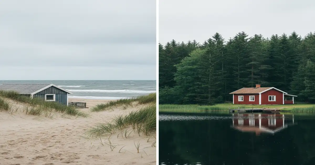 Dänemark vs Schweden: Ferienhaus
