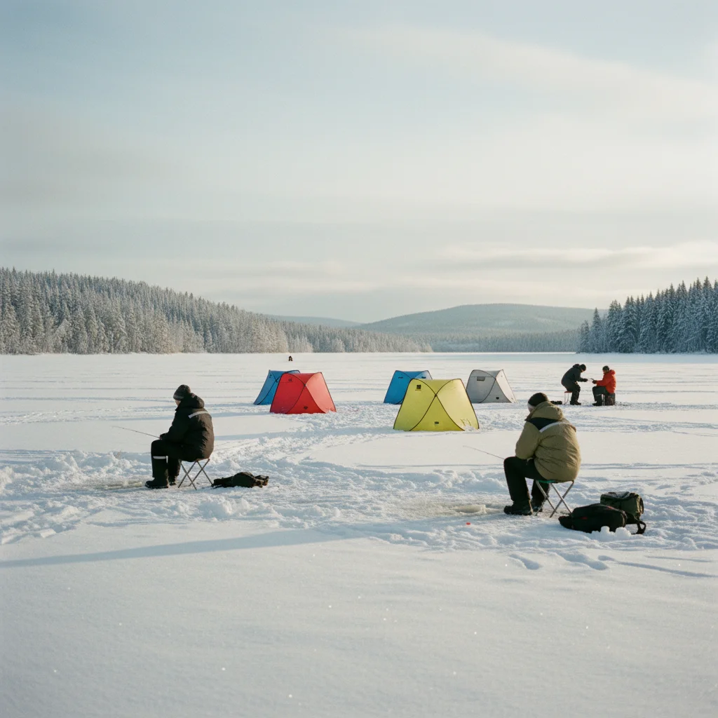 Eisangeln in Finnland
