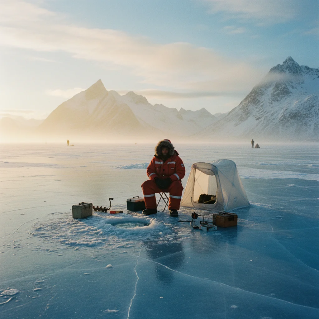 Eisangeln in Norwegen