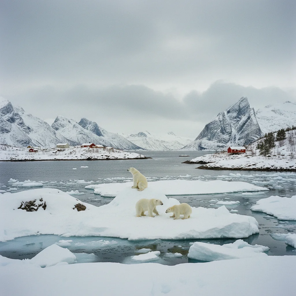 Eisbären auf Svalbard