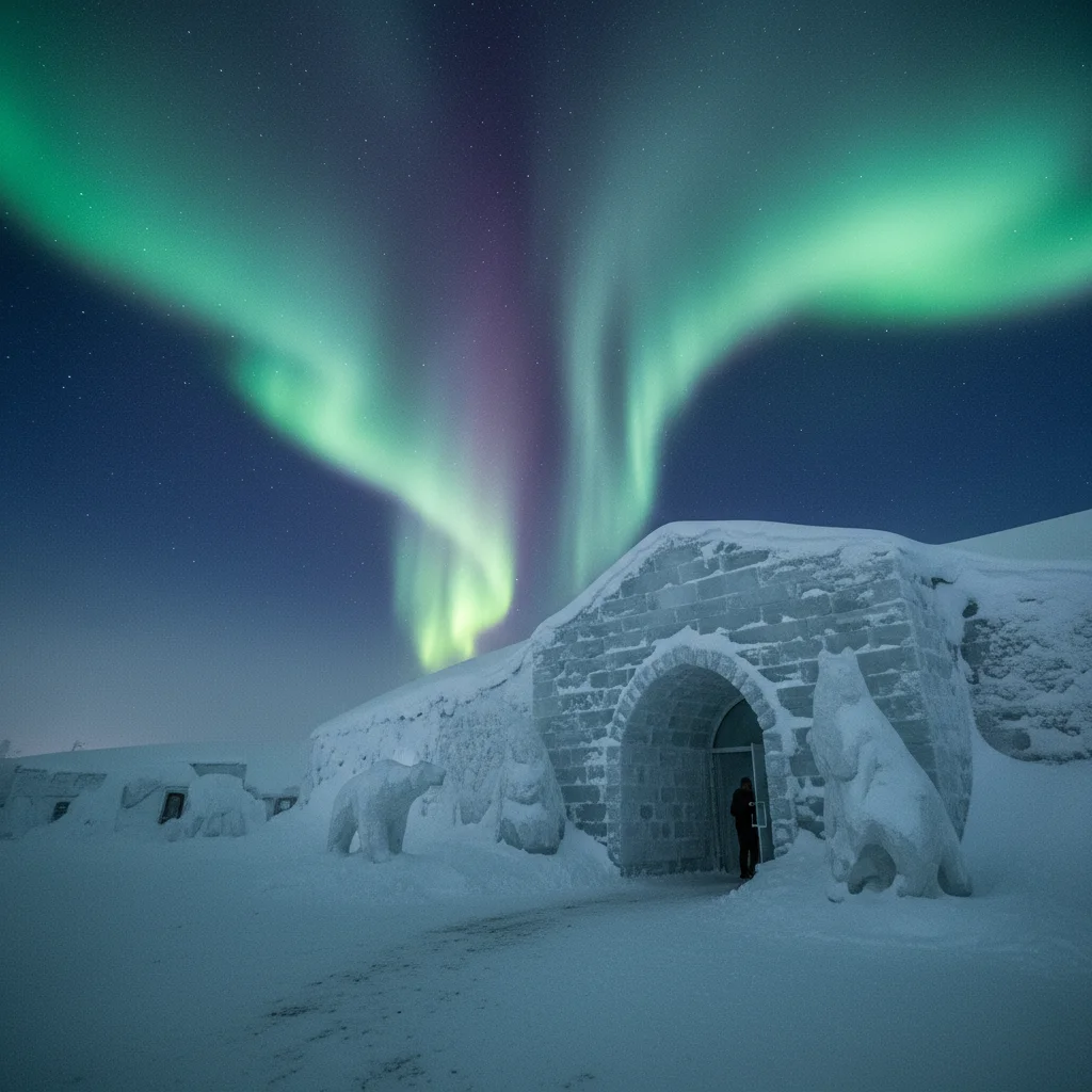 Eishotel in Lappland
