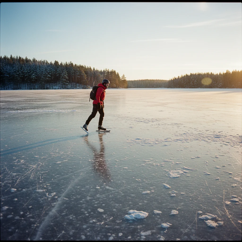Eislaufen in Schweden
