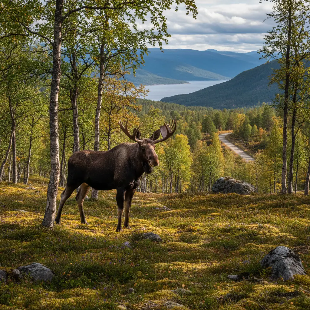 Elch-Safari in Skandinavien