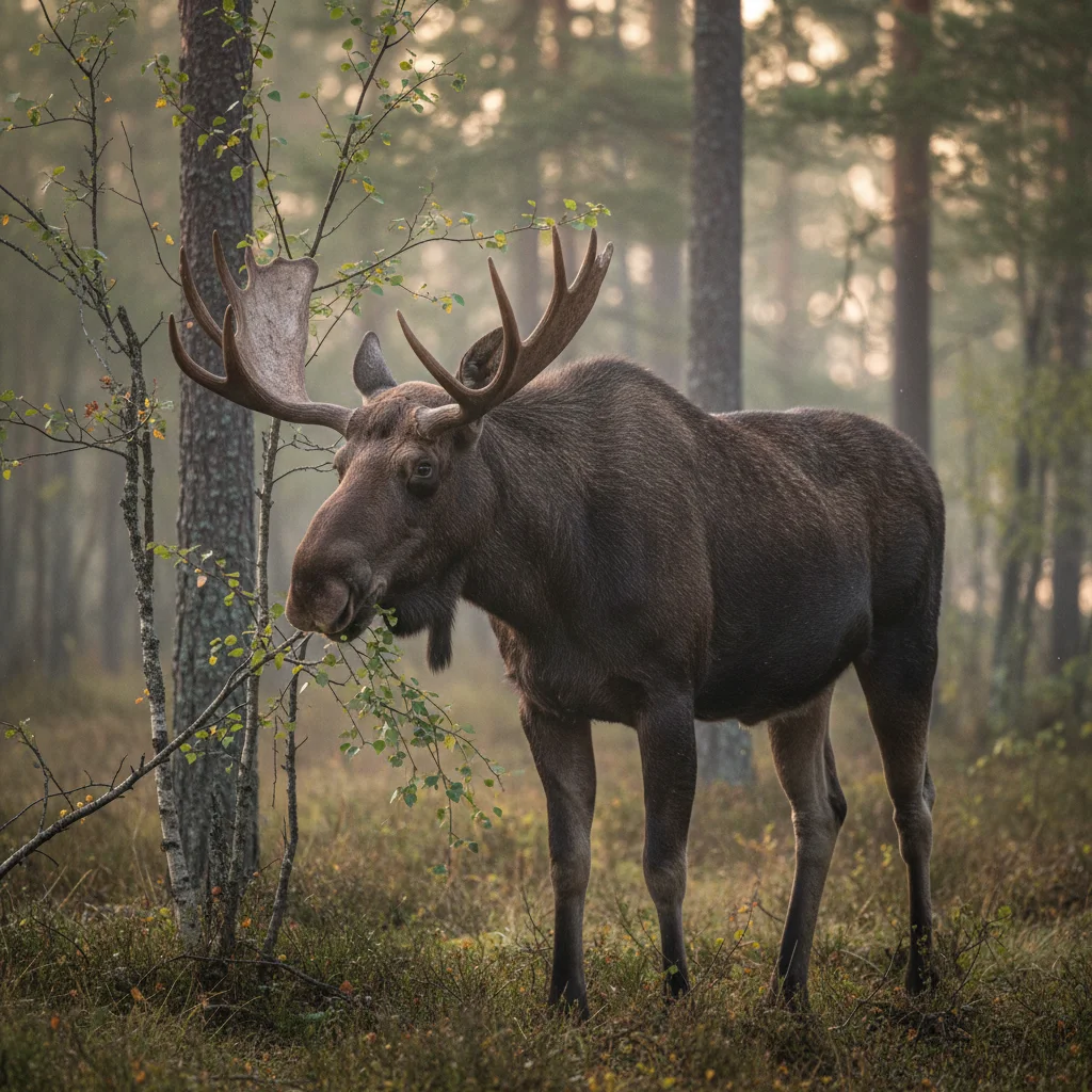 Elchsafari in Schweden