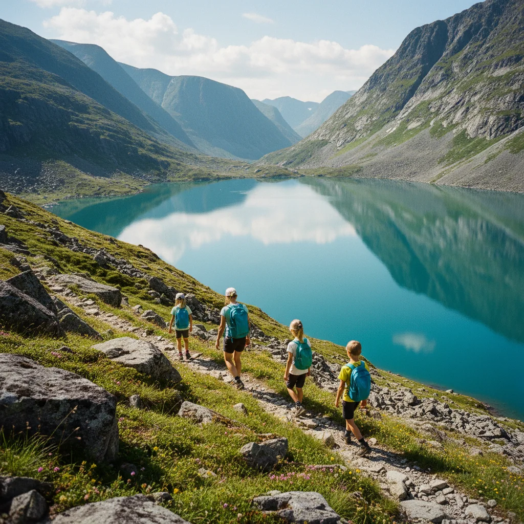 Familienwanderungen in Norwegen
