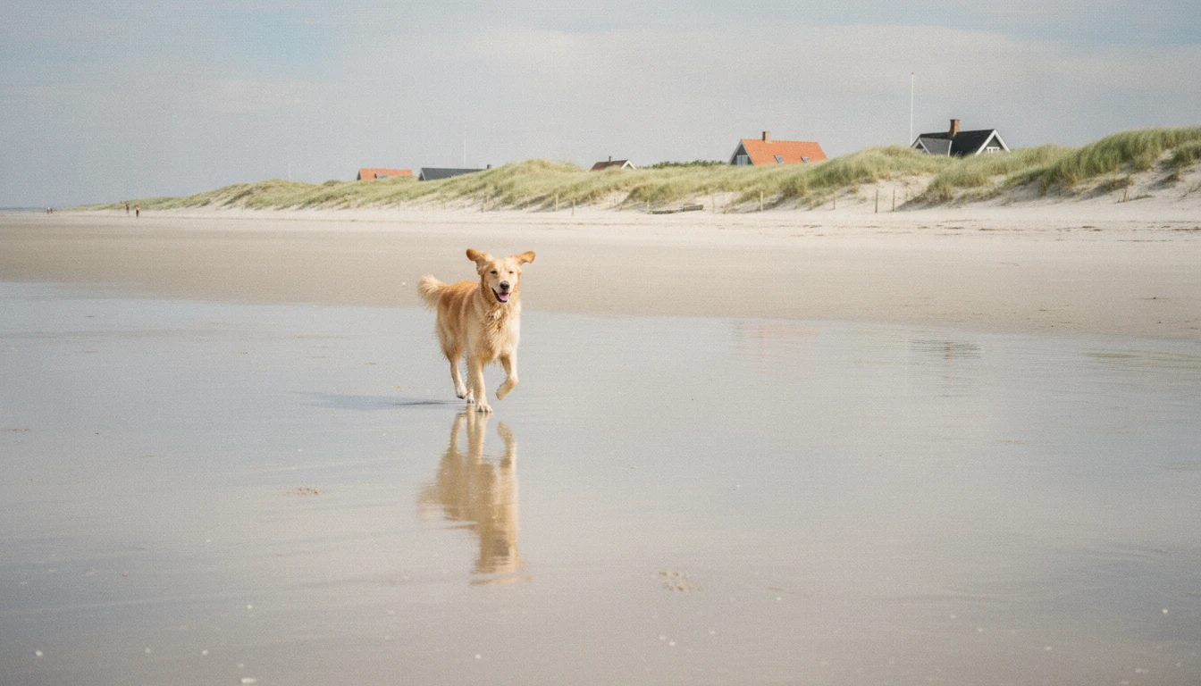 Ferienhaus Dänemark mit Hund am Strand
