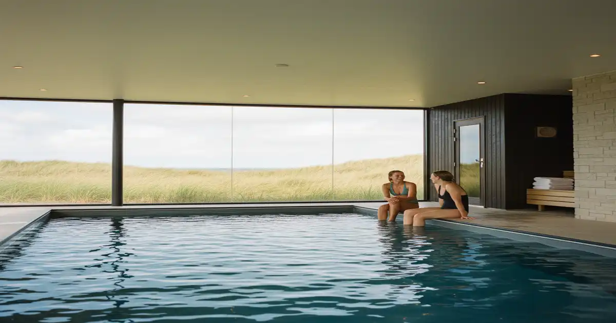 Ferienhaus Henne Strand mit Pool