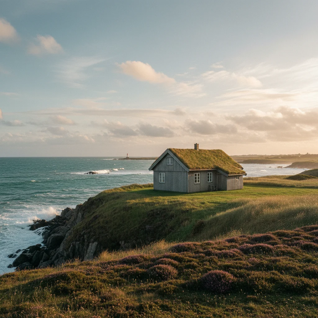 Ferienhaus mit Meerblick in Dänemark