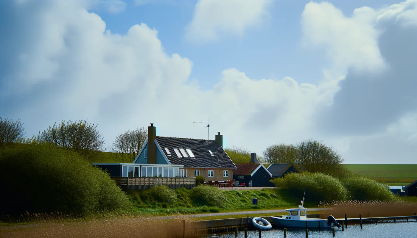 Ferienhaus mit Boot in Dänemark