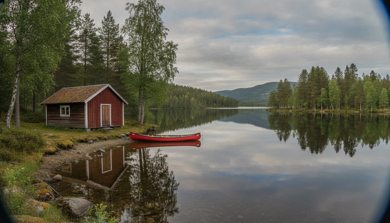 Ferienhaus Norwegen am See